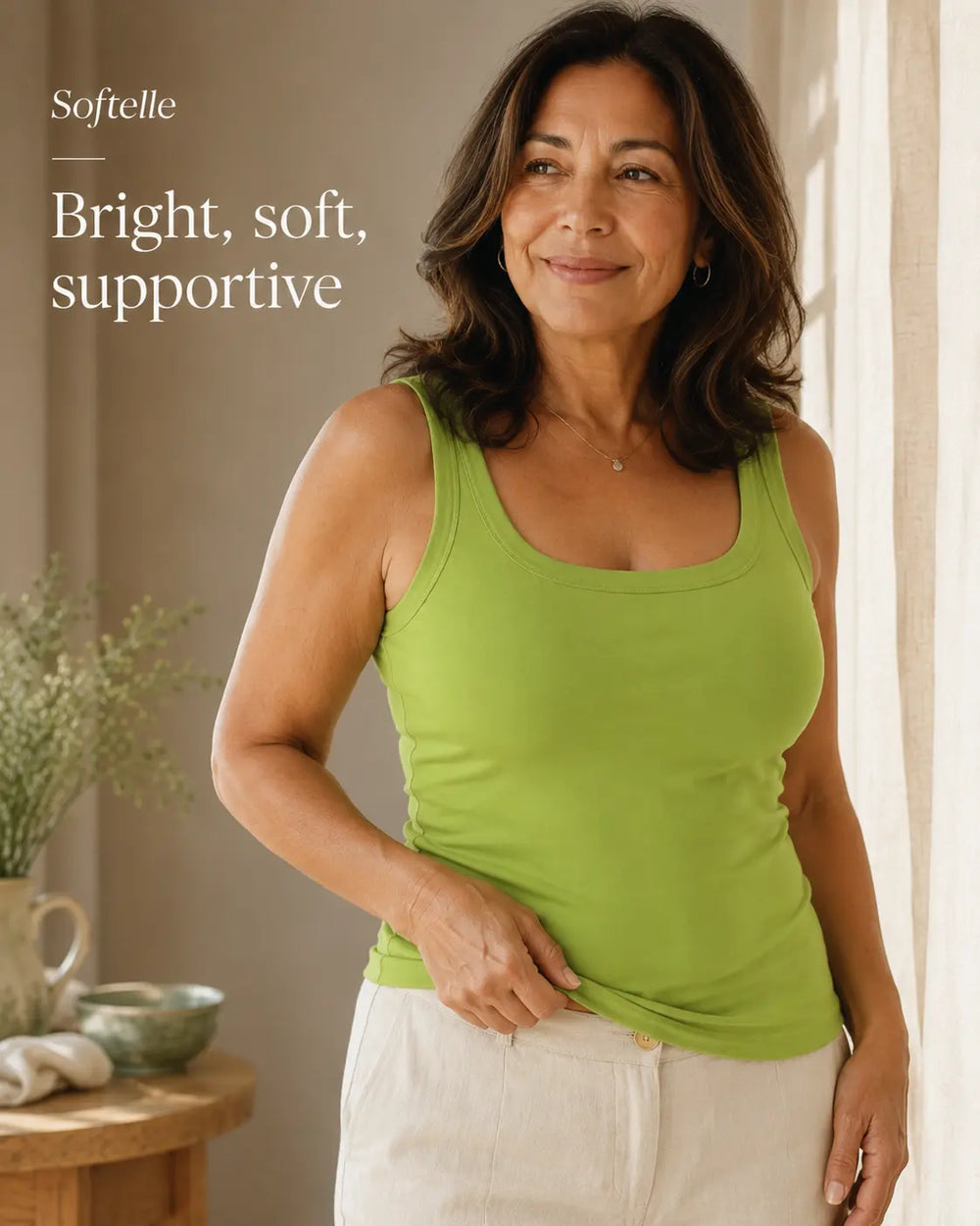 The Wide Strap Support Tank