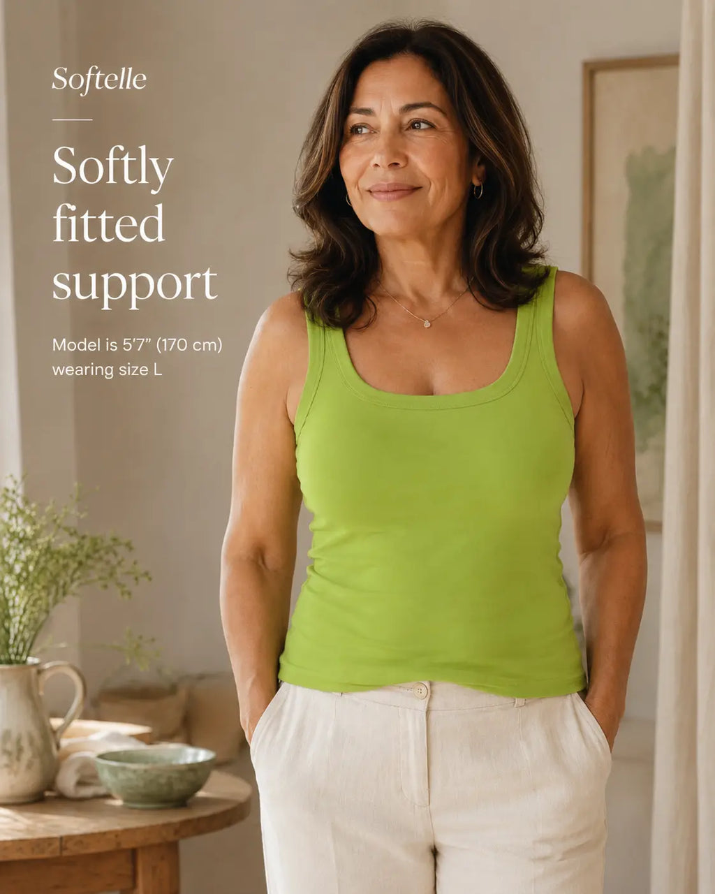 The Wide-Strap Support Tank