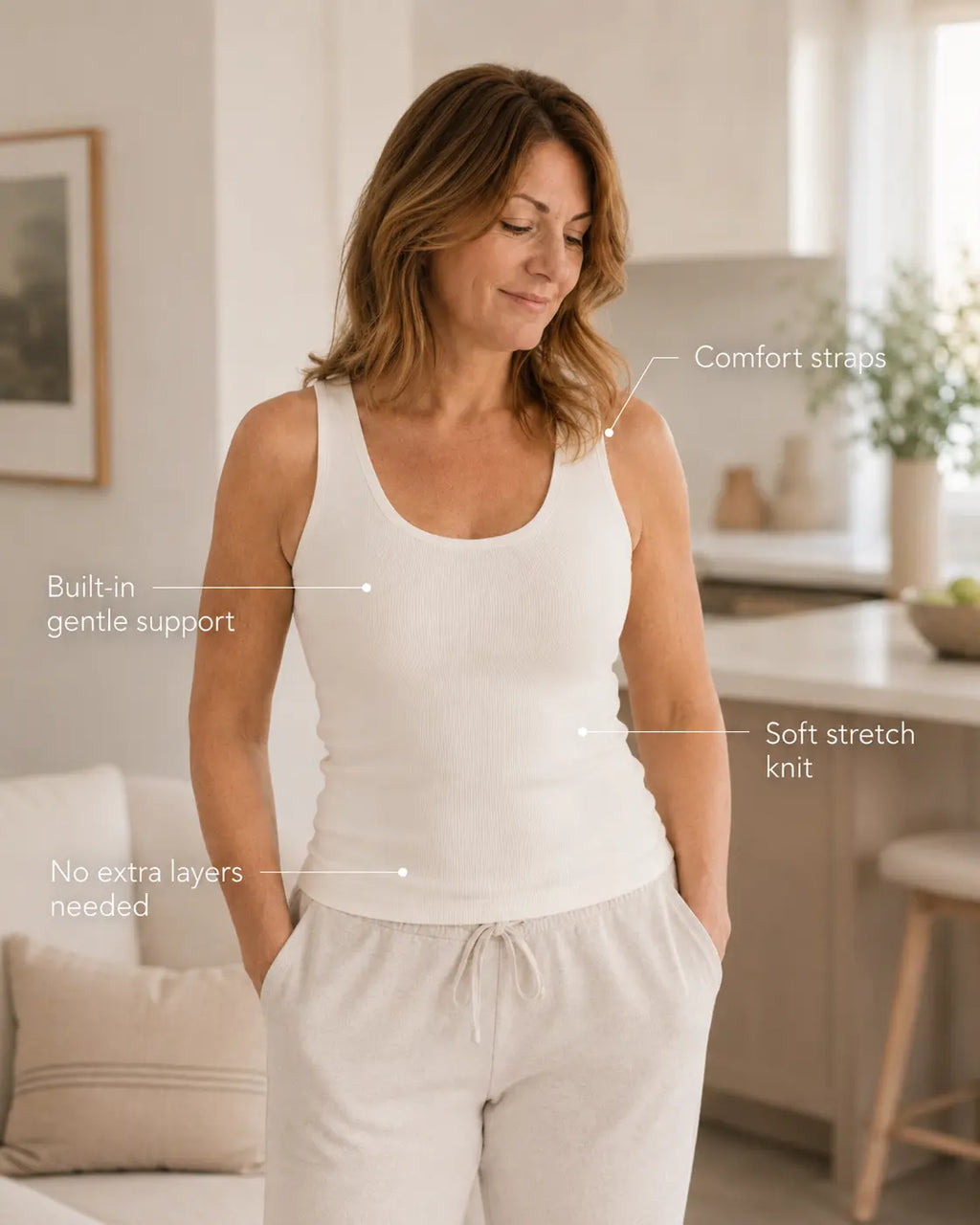 The Wide-Strap Support Tank