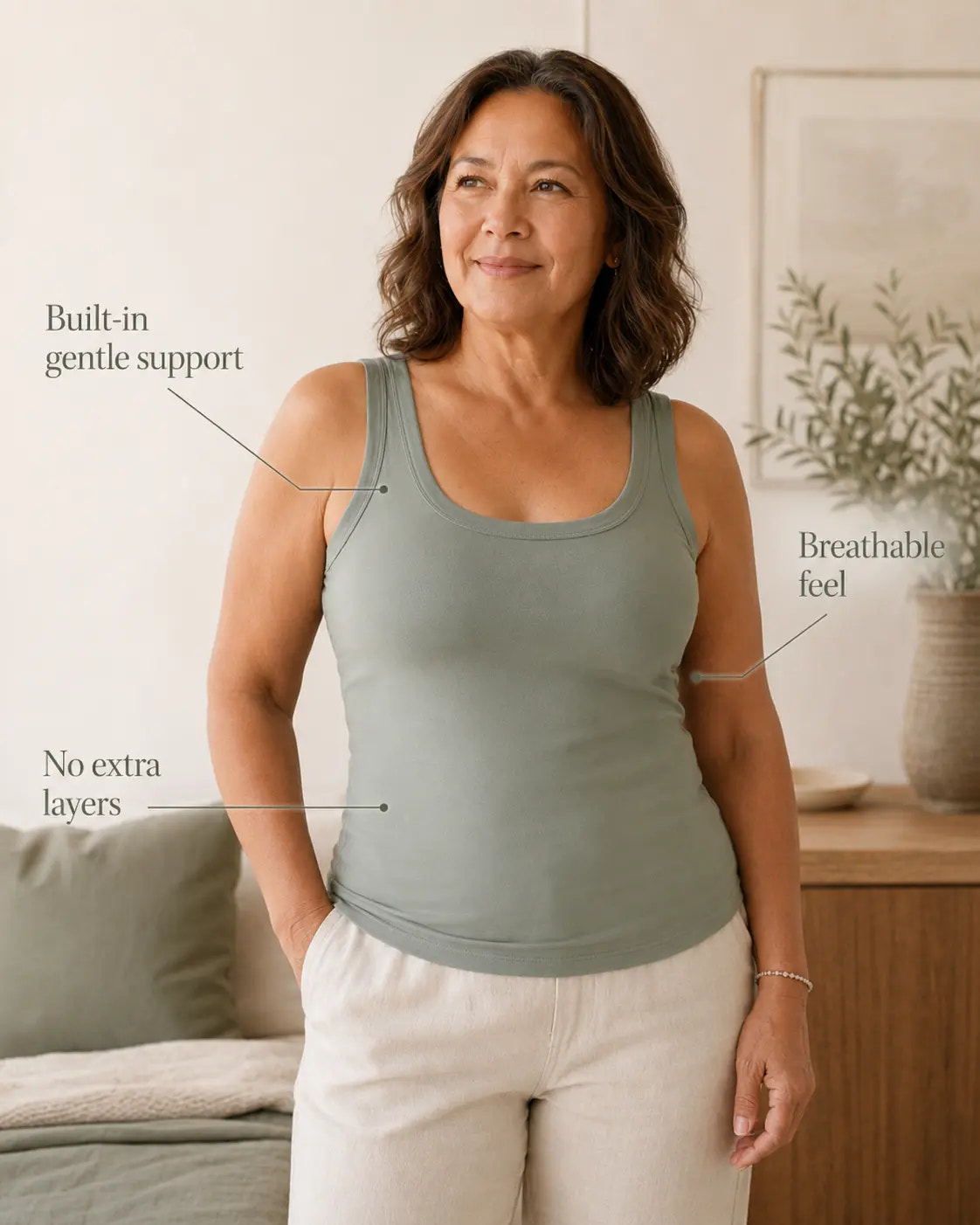 The Wide-Strap Support Tank