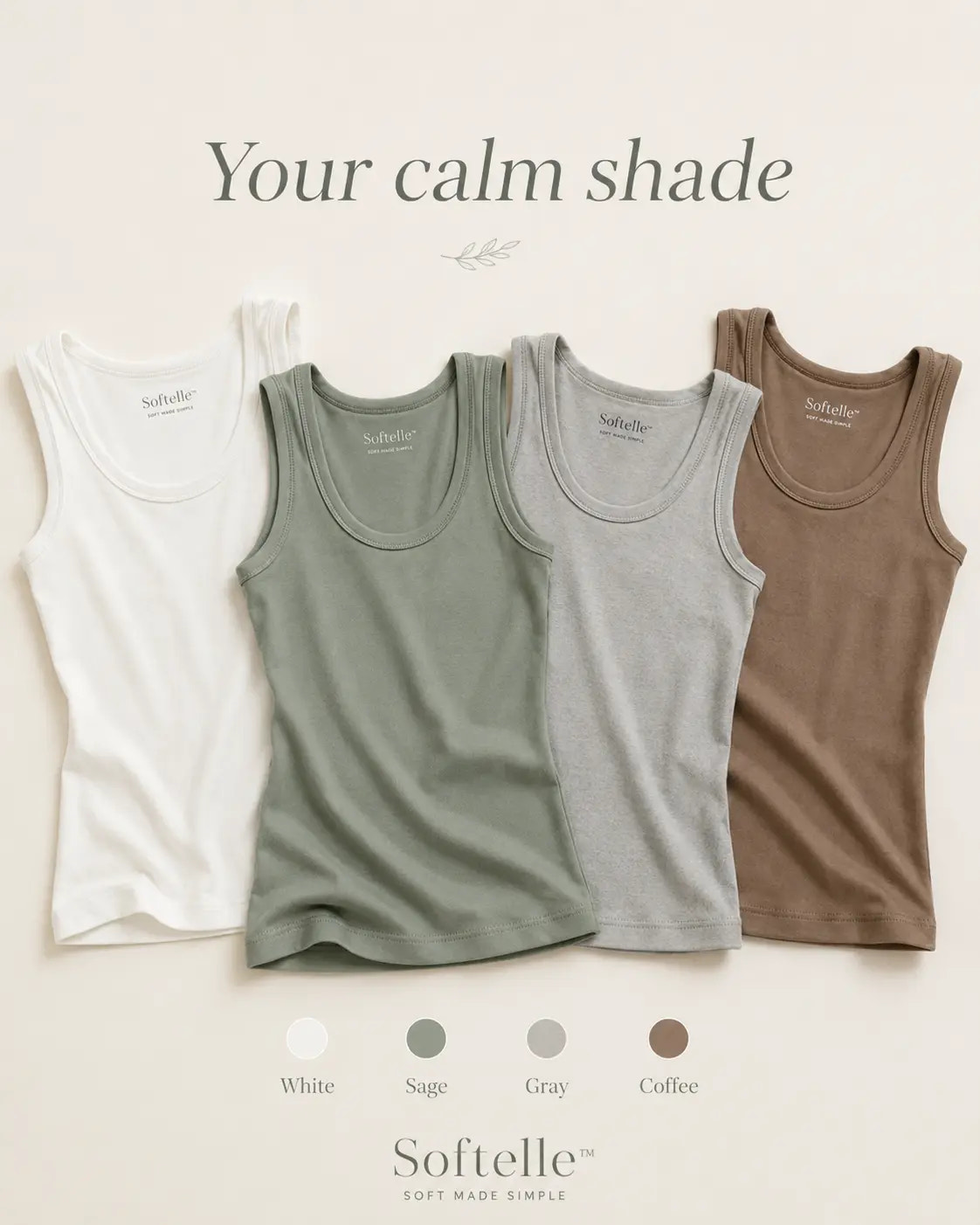 The Wide-Strap Support Tank