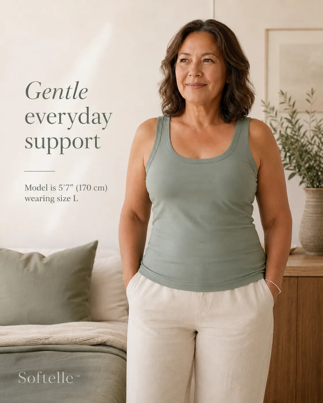 The Wide-Strap Support Tank